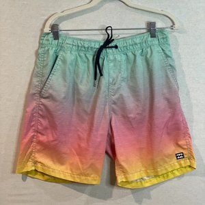 Billabong Mens Board Shorts Size M Multicolor Swim Trunks Surf Casual